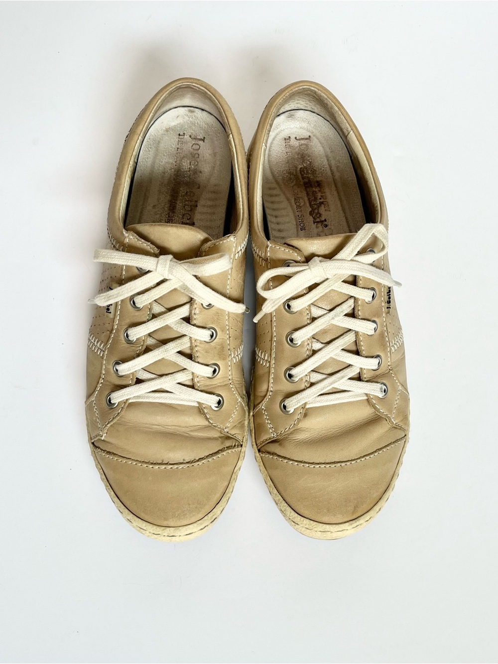 Josef Seibel 7M Caspian Tan Lace-Up Women’s Sneakers